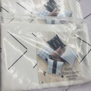 2 new boutique mudcloth pillow case covers